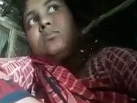 Bangladeshi housewife pleasures herself with sex toy