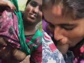 Desi girl randi gets naughty in the outdoors