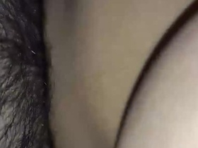 Indian college student gives a blowjob and rides her lover's cock