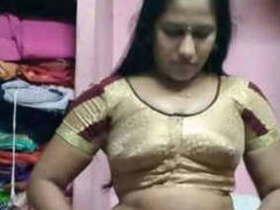 Indian Desi showers in a sexy black dress