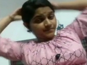 Big boobed aunty from Kerala takes solo selfies