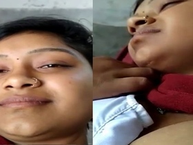 Desi girl from Bangla village gets naughty with her college boyfriend