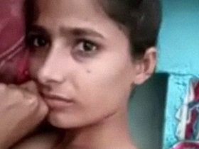 Nude Indian girl from rural area strips for the camera