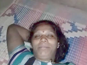 Aunty gets wild in the middle of the night