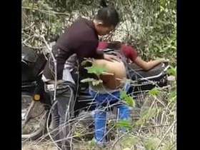 Spy on a Desi couple's steamy outdoor fuck session