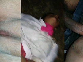 Desi local village babe gets fucked in the open air at night