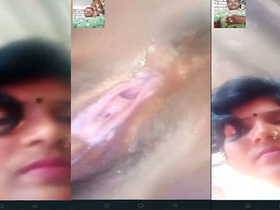 Desi village bhabhi masturbates and shows off her pussy