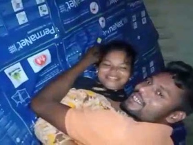 Desi couple gets intimate in front of friend in Bangla village
