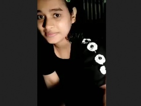 Beautiful bhabi masturbates with big ass in village