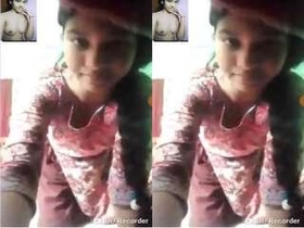 Desi college girl gets naughty with her boyfriend in a steamy video