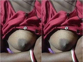 Wife's big boobs get the attention of her lover