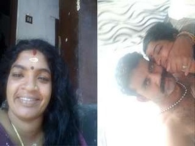 Desi couple's steamy romance and blowjob in village