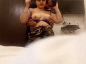 Experience the ultimate relaxation with a bhabhi roommate in a hotel room