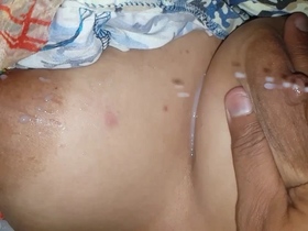 Anita Bhabha's breastfeeding and lactating milk in a video