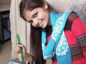 Cute Desi girl giving blowjob to her boyfriend