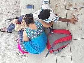 Desi village bhabi gives blowjob to her boyfriend in outdoor spy video