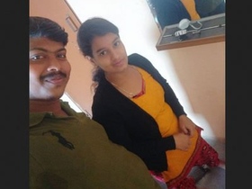 Kannada girl gets fucked in a bedroom by her lover