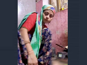Rural woman flaunts her butt in public