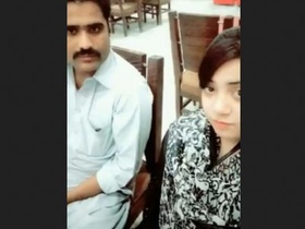 Stunning couple enjoys doggy style with their adorable puppy