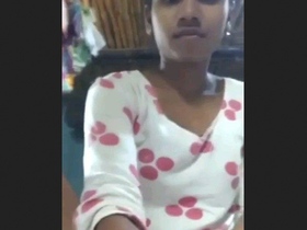 Cute village girl pleasures a hairy teen with her fingers