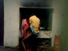 Indian housewife Boudi gets fucked in the kitchen
