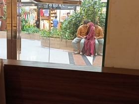 Steamy smooching in a public place: A kissing encounter