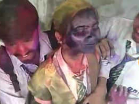 Holi celebration turns into a steamy video with classmate