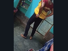 Naughty village bhabi gets frisky after a bath