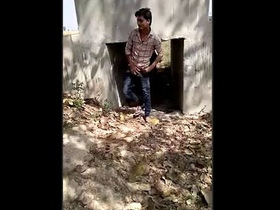 Desi's lover gets caught in public for a steamy outdoor encounter