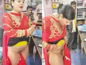 Indian man goes nude and begs for money on the street