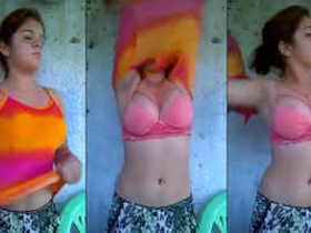 Punjabi college students strip down to their underwear in steamy video