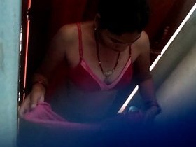 Neighbor sneaks into wife's bedroom for steamy sex video