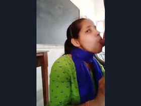 Teacher has rough sex with beautiful Indian girl in part 3 of Blowjob and Hardcore Sex