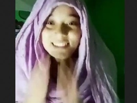 First-time hijabi wife gets shy and nervous