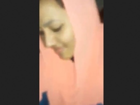 A pretty girl from India gives a sensual blowjob and gets fucked hard by her boyfriend