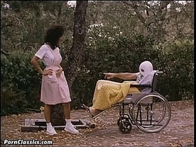 Naughty nurse with a crush on a cute boy wants to be rough and wild