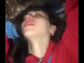 A drunken couple gets down and dirty in public
