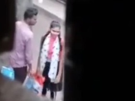 Desi couple enjoys outdoor sex in the open