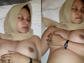 Hairy teen enjoys sex with her partner