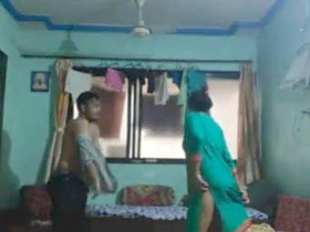 Desi bhabi gets her pussy pounded by a young man
